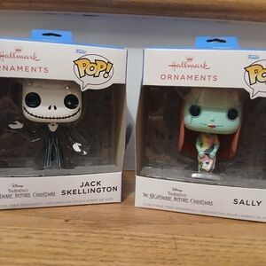 Funko Pop Hallmark Ornaments - Black and Green Figures